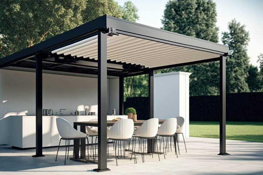 An image of Permanent Outdoor Awnings in Arvada, CO